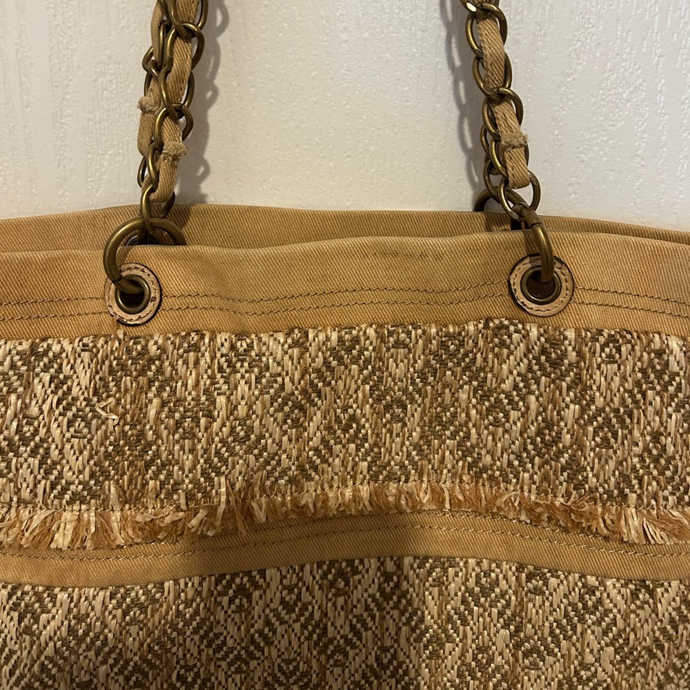Jessica Simpson Tan and Brown Tote Bag - Picture 5 of 6